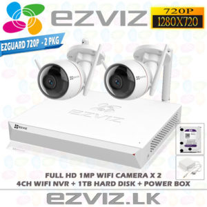 Ezviz 1MP Full HD Wifi 2Ch Outdoor package Brand: EZVIZ