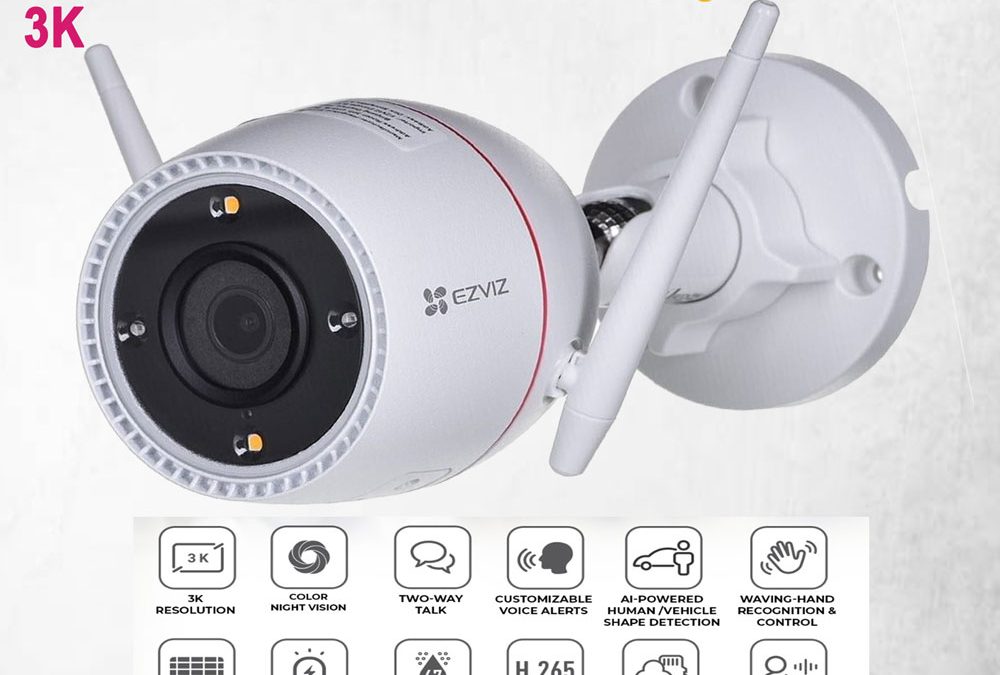 EZVIZ H3c 3K Color Night Vision 5MP Wi-Fi Smart Home Security Camera Sri Lanka