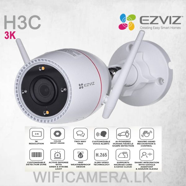 H3c--3K---Best-EZVIZ-Smart-Home-Wi-Fi-Camera-in-Sri-Lanka