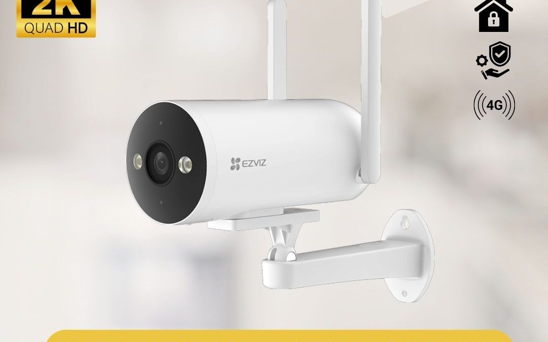 Best EZVIZ H5 4G SIM Human Detection Color Night Vision Smart Home 2K Camera