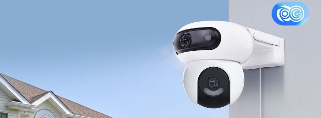 EZVIZ H90 Dual Lens Dual Rotations 2K Pan Tilt 4mp Wi-Fi Camera sri lanka sale