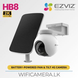 EZVIZ HB8 4G Battery Camera with Solar Kit