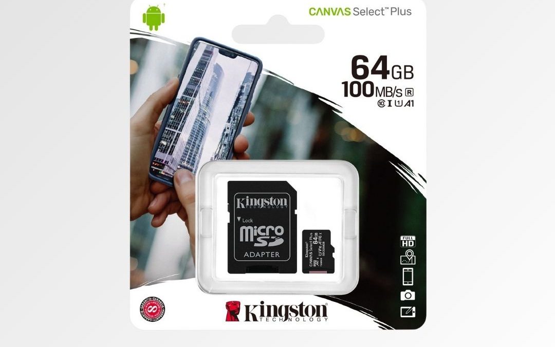 Best Kingston Original Canvas Select Plus microSD 64GB Class 10 Memory Card