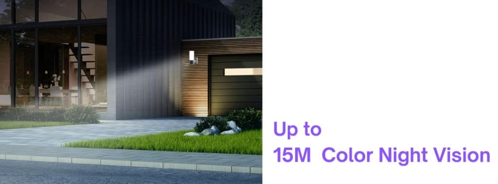 EL3 2K Smart Security wifi Camera See further at night with color night vision