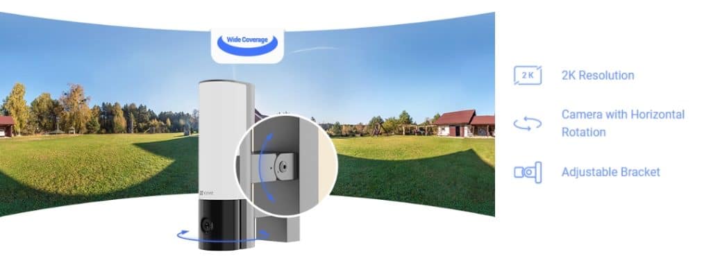 EL3 2K Smart Security wifi Camera See wider and clearer