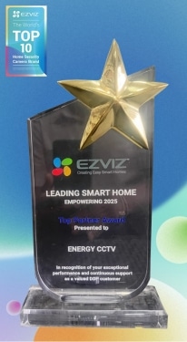 EZVIZ AWARDS 2025 ENERGYCCTV TOP SALER IN SRI LANKA