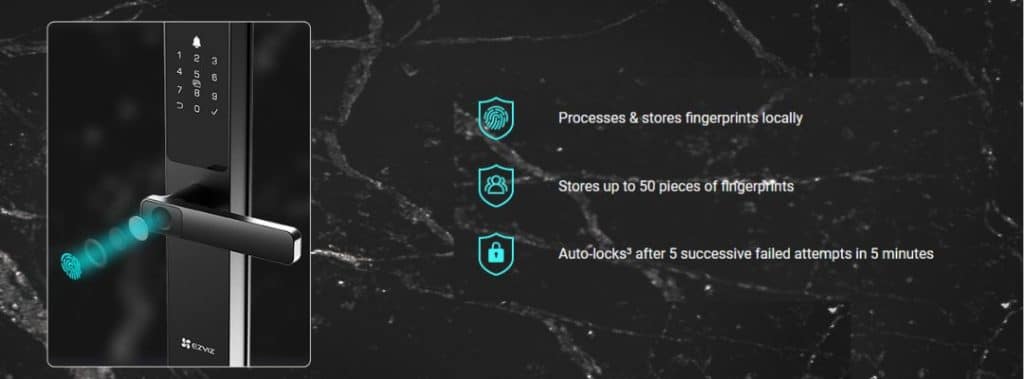 EZVIZ DL05 Smart Door Lock Sale in Sri Lanka Home access at your fingertips