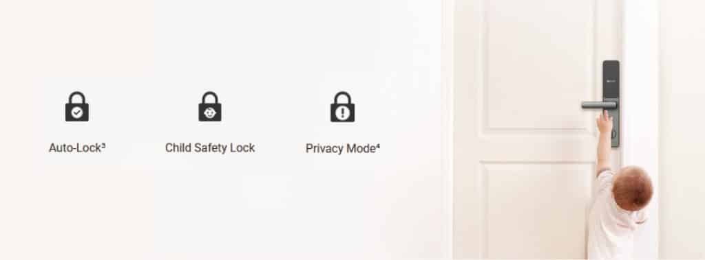 EZVIZ DL05 Smart Door Lock Sale in Sri Lanka The DL05 auto-locks