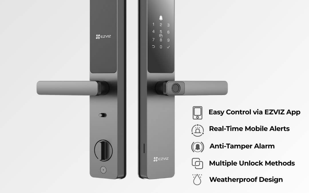DL05 EZVIZ Most Secure Smart Lock Sale in Sri Lanka Multiple Unlock Methods