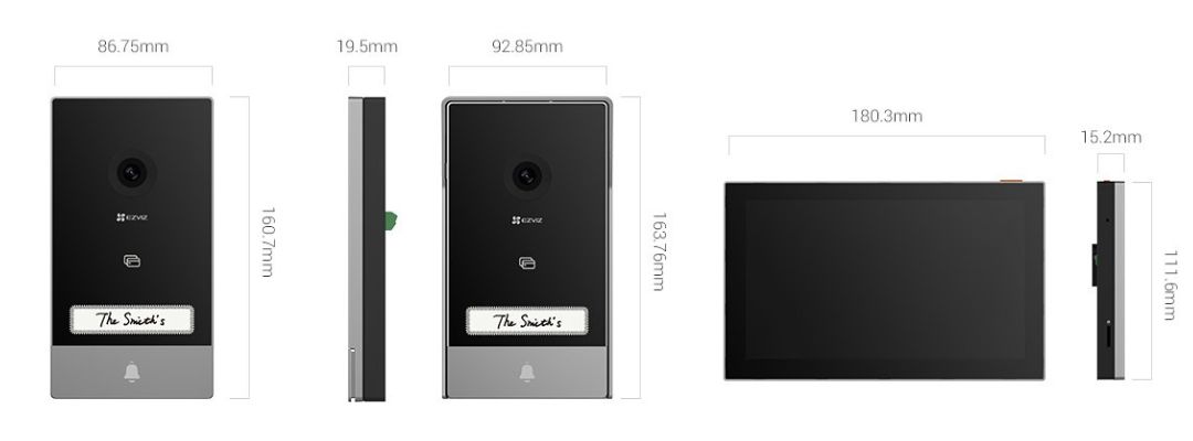 EZVIZ HP7 2K Smart Home video doorphone sri lanka