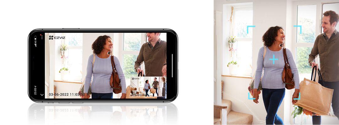 H6c Pro 3K 5mp Pan Tilt Smart Home wifi Camera Smart enough to detect