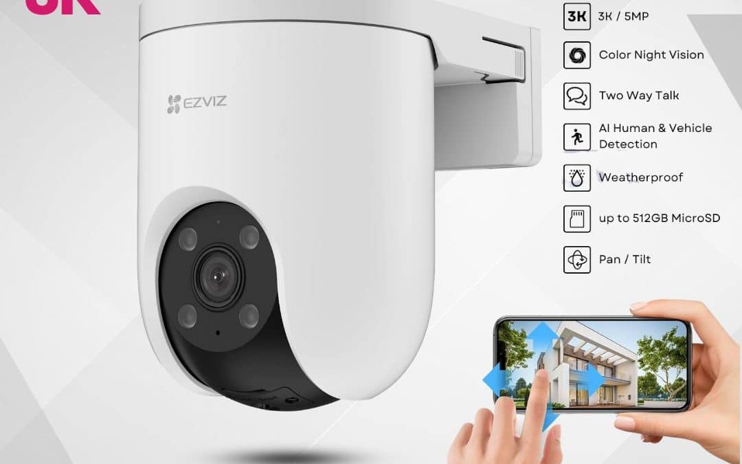 EZVIZ H8c Pro 3K Pan Tilt Human Detection Active Defense Smart Wi-Fi Camera