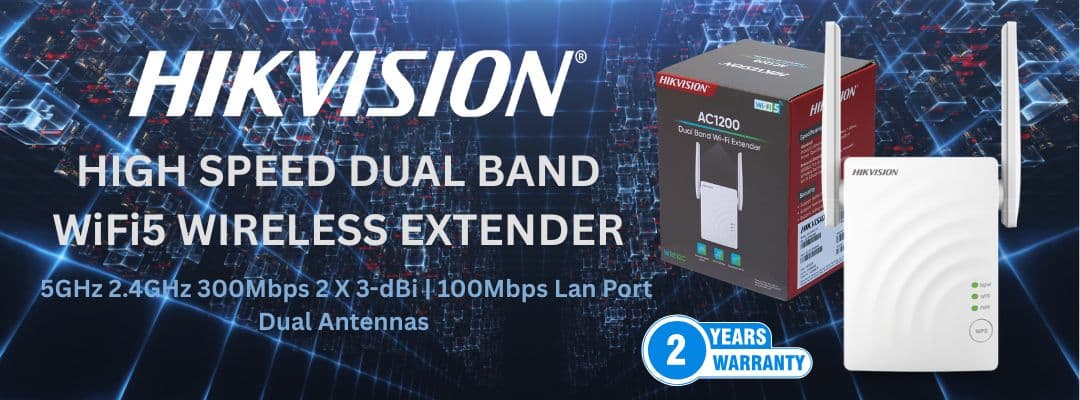 Best Hikvision DS-3WRE12C AC1200 Dual Band WiFi Extender sri lanka