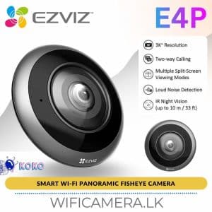 EZVIZ E4P 3K+ 360° Wi-Fi Security Camera