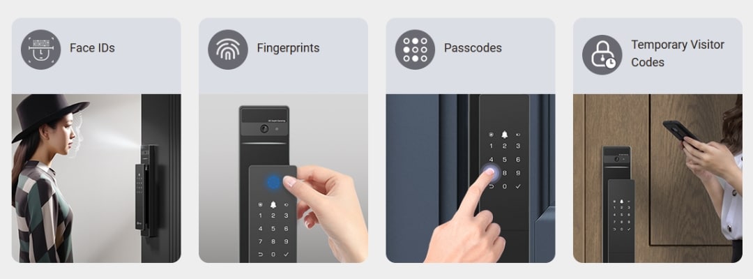 EZVIZ DL50FVS Smart Lock - Enjoy much more flexible unlocking options