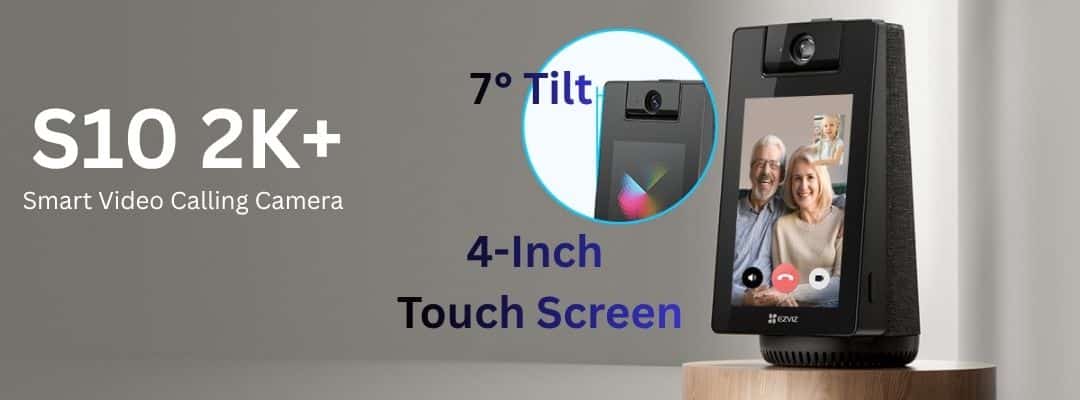 S10 2K+ Smart Video Calling Camera - See your loved ones clearly