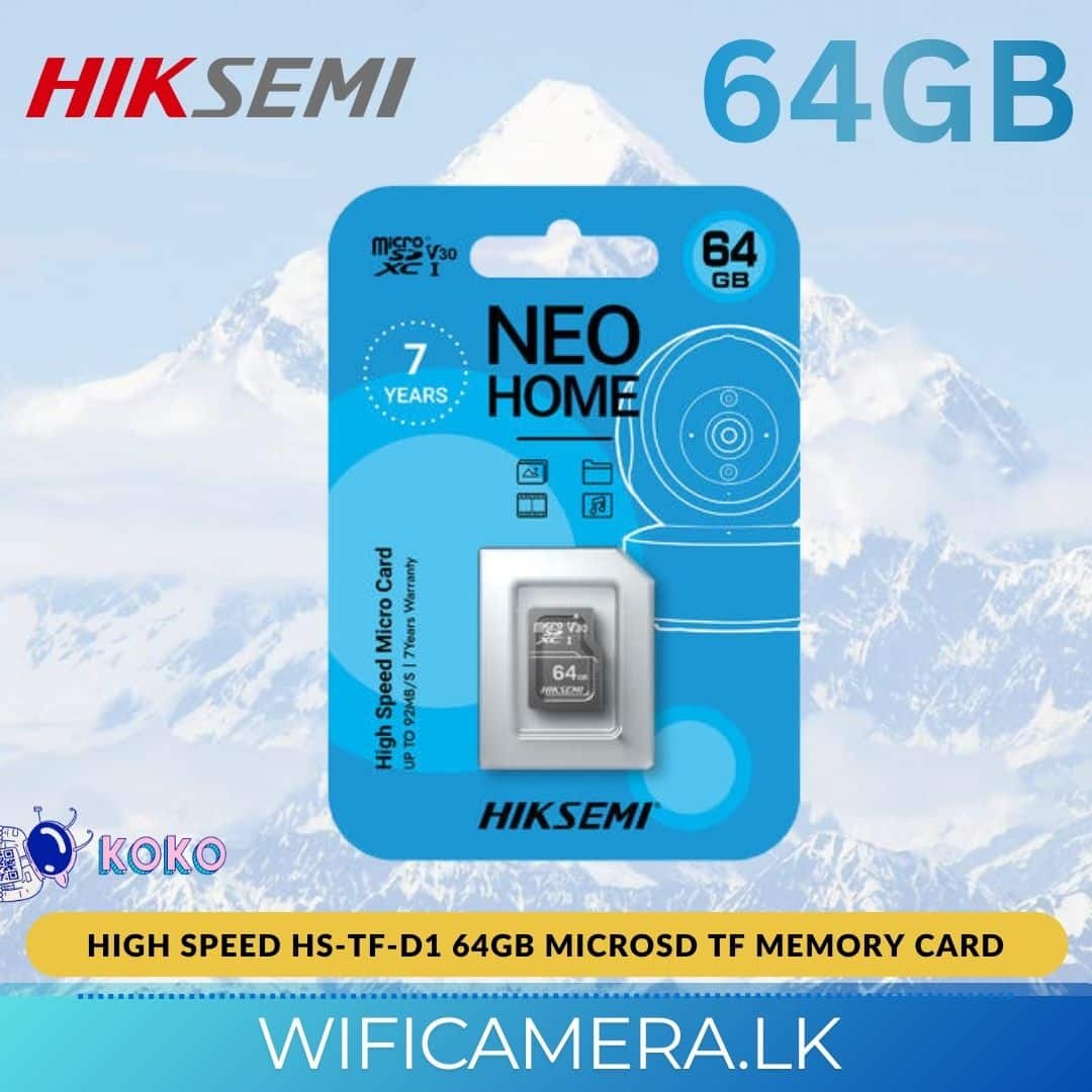 Hiksemi High Speed HS-TF-D1 64GB MicroSD TF Memory Cards