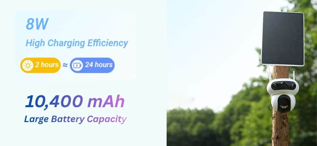 EZVIZ HB90x 2K⁺ Non-stop solar power