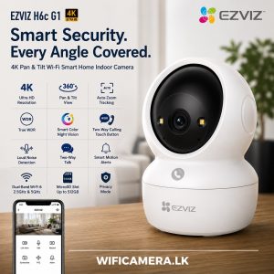 Best EZVIZ H6c G1 4K Pan Tilt Wi-Fi Smart Home Indoor Camera