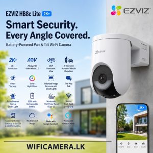 Best EZVIZ HB8c Lite 2K+ Battery-Powered Pan Tilt Wi-Fi Camera