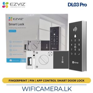EZVIZ DL03 Pro Fingerprint PIN App Control Smart Digital Door Lock Sri Lanka