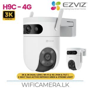 Buy EZVIZ H9c 3K Dual Lens Pan Tilt 4G WiFi Security Camera in Sri Lanka