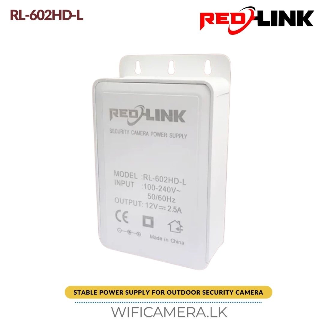 Red-Link DC 12V 2.5A waterproof security camera power supply